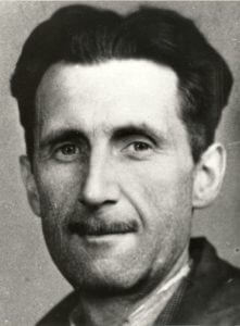 George Orwell, author of 