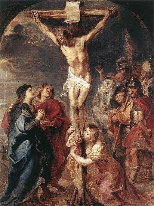 Christ on Cross: Milton's