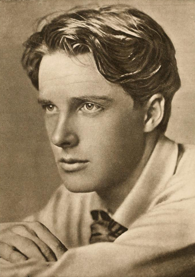 Portrait of Rupert Brooke, the poet behind Peace